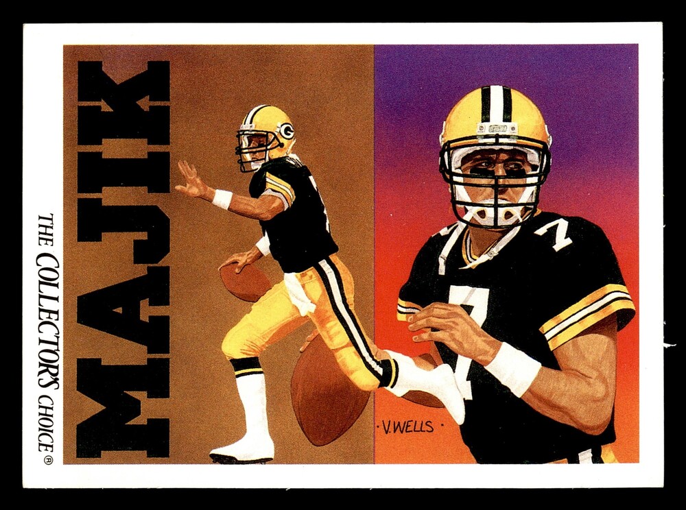 1991 Upper Deck Don Majkowski Football Card #91 Green Bay Packers Vintage